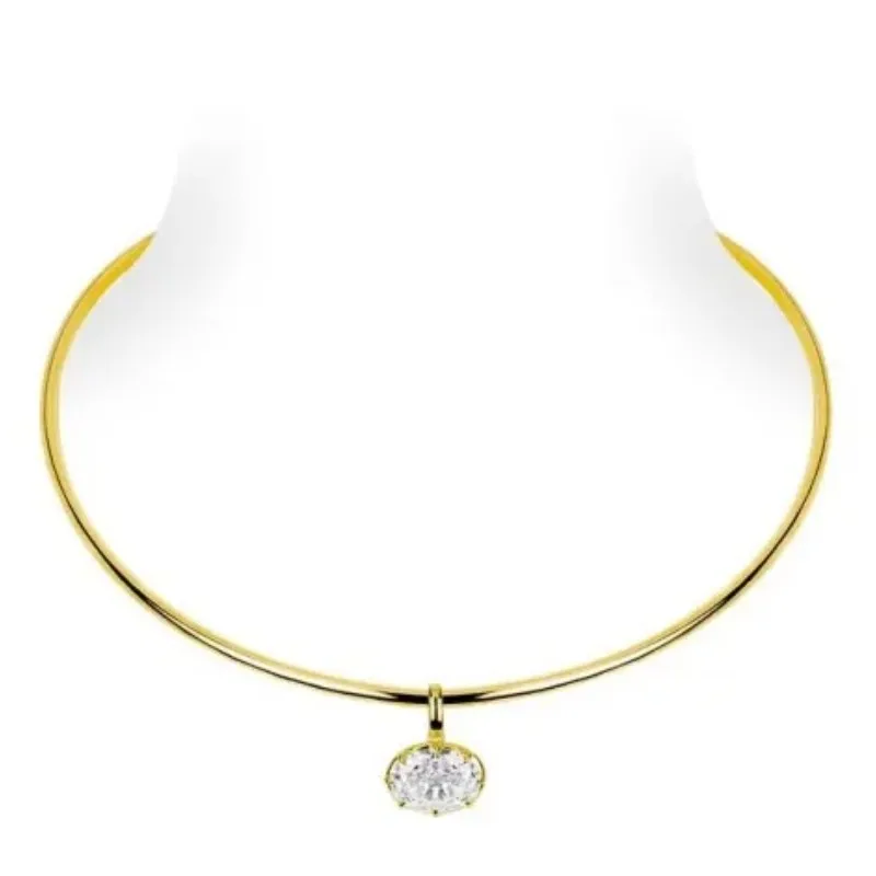 ZOCA official-website Deadpool Pure Silver 925 Sterling Pendant Gold Torques Necklace With Comments Necklaces Woman Trend 2025