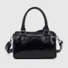 European and American Fashion Rivets Large Capacity Pillow Bag Bowling Motorcycle Handbag Single Shoulder Crossbody Women's Bag