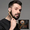 5PCS Natural Beard Hair Dye Shampoo Portable 5 Minute Instant Blackening Color Tint Cream Moustache Shampoo For Men