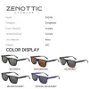 ZENOTTIC Trendy Polarized Sunglasses UV400 Protection Acetate Square Sun Glasses Classic Design Shade for Women Men