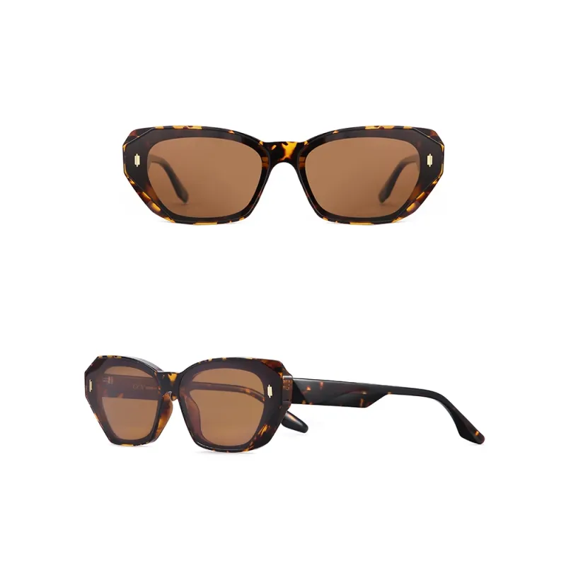 GCV Brand Acetate Cat Eye Polarized Sunglasses Women Fashion Outdoors Eyewear Uv400 Ultraviolet-Proof Quality Of Luxury Goods