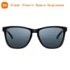 Xiaomi Mijia Classic Square Sunglasses TAC Polarized Lenses Glasses Retro Light Frame Screwless UV Protection Driver Women Men