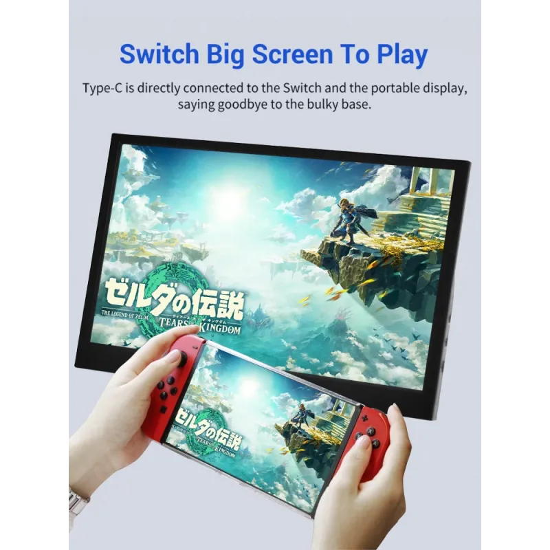 11.6 inch Portable monitor 1366X768 lcd display TFT gaming monitor for pc Raspberry Pi Laptop PS4 Xbox360 switch HDMI-Compatible