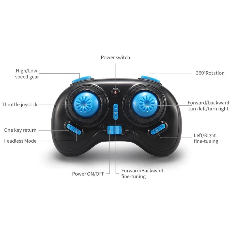 H36 Mini Rc Drone 4Ch 6-Axis Headless Mode Helicopter 360 Degree Flip Remote Control Quadcopter Toys Mini Drone For Children