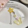 Cute Butterfly Star Tassel Hair Clips Women Crystal Girls Lovely Children Sweet Slid Clip Hairpins Flowers Kids Hair Accessories