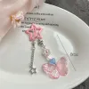 Cute Butterfly Star Tassel Hair Clips Women Crystal Girls Lovely Children Sweet Slid Clip Hairpins Flowers Kids Hair Accessories