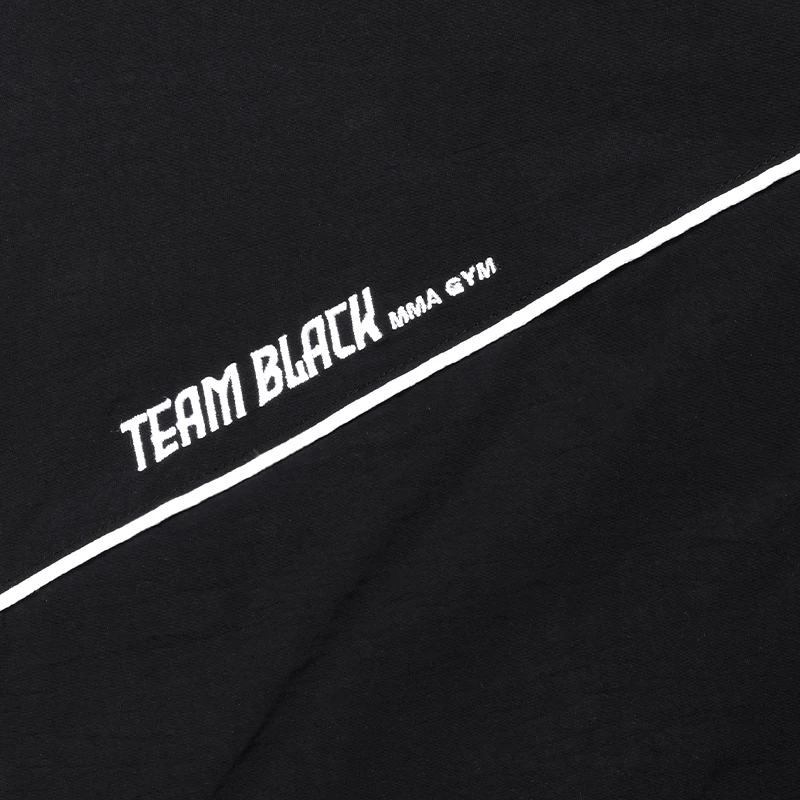 Jinx Team Black Jacket Unisex Windbreaker Sports Coat Men Women Loose Track Activewear Long Sleeve Top Embroidery Y2k Outerwears