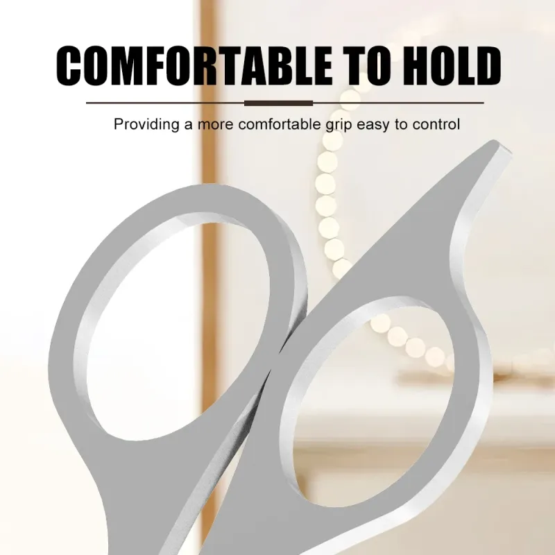 1Pcs Eyebrow Trimming Scissors with Combs Eyebrow Trimmer Kit Stainless Steel Grooming Eyebrow Shaping Scissors Tools