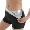 Women Sauna Sweat Pants Thermo Fat Control Legging Body Shapers Fitness Stretch Control Panties Waist Slim Shorts
