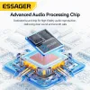 Essager USB Sound Card External Mini Sound Card USB to 3.5mm Interface Stereo Audio Adapter for PS4 PS5 Swittch Laptop Headset