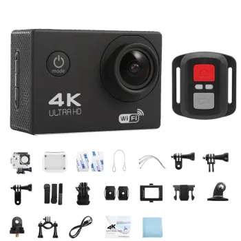 4K Action Camera 120° Wide Angle WiFi APP Control for Diving Skiing and Other Outdoor Shooting Scenarios Support