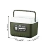 Camping Ice Coolers Box 6L Thermal Box Portable Outdoor Fridge Cooler Ice Bucket Picnic Keep Fresh Refrigerator for Camping