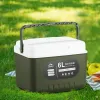 Camping Ice Coolers Box 6L Thermal Box Portable Outdoor Fridge Cooler Ice Bucket Picnic Keep Fresh Refrigerator for Camping