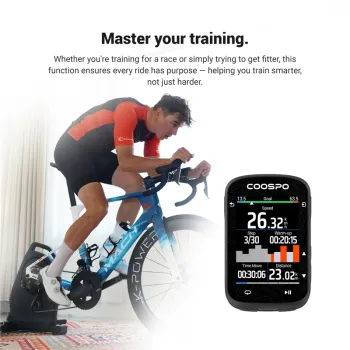 NEW COOSPO CS600 Touch-screen Bike Computer GPS Colorful Map Navigation Wireless Cycling Computer Indoor Training Odometer