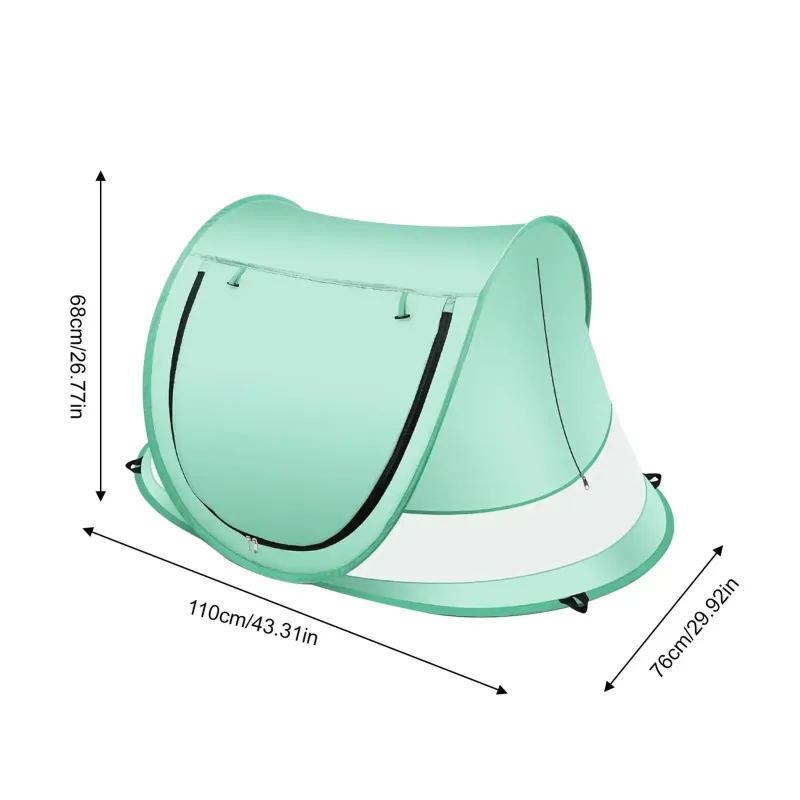 Toddler Beach Tent Outdoor Baby Shade UV Resistant Folding Baby Pop-Up Dome Tent For Vacation Camping Pool Beach Travel Backyard