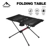 WIDESEA Portable Folding Camping Table with Cup Holders & Mesh Pocket Lightweight Outdoor Picnic Table for Hiking Travel Beach