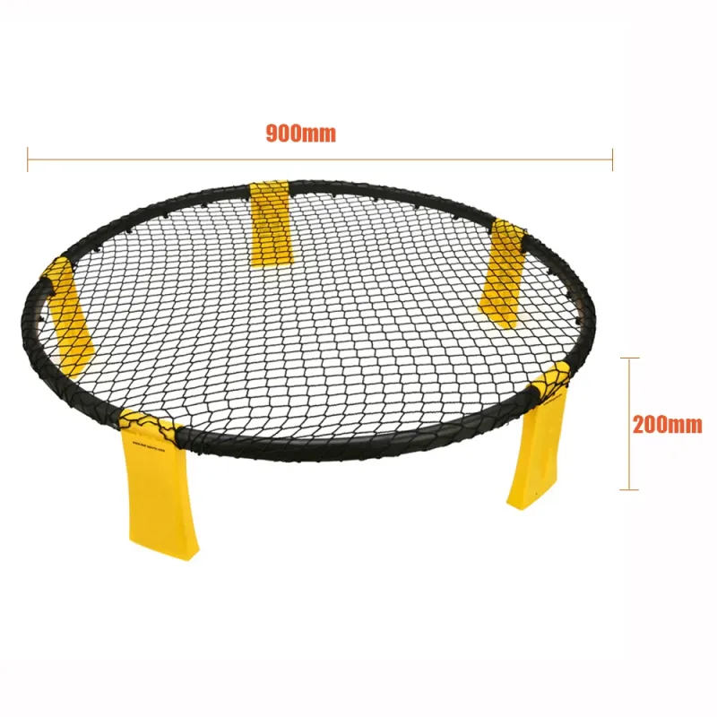 Mini Beach Volleyball Spike Game Balls Set Outdoor Team Sports Lawn Fitness Equipment Net With 3 Balls For Outdoor Sports