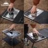 CAMPINGMOON CK-25PG Stainless Steel Korean Style Furnace Plate Frame Camping Sinking Windproof IGT One Unit Furnace Plate