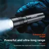 Philips Aluminum alloy Super Bright Rechargeable Flashlight - Long Range Zoom, Portable for Outdoor & Home Use Defensa Personal