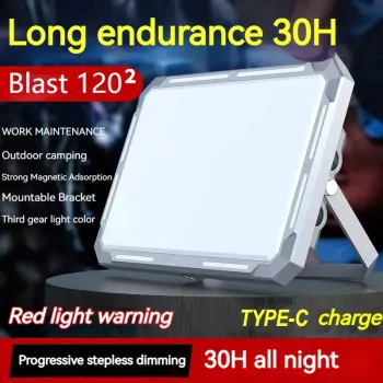 Portable LED Camping Tent Light Rechargeable Searchlight High Power Outdoor Emergency Lighting Waterproof Hanging Night Lamp