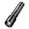 Philips Aluminum alloy Super Bright Rechargeable Flashlight - Long Range Zoom, Portable for Outdoor & Home Use Defensa Personal