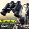 Professional Binoculars 80X80 Long Range 15000m HD Telescope Low light night vision for Hunting Camping Hiking Trave Sports
