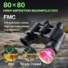 Professional Binoculars 80X80 Long Range 15000m HD Telescope Low light night vision for Hunting Camping Hiking Trave Sports