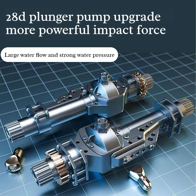 EU Plug High Pressure Electric Washer High Power Household Multifunction Wireless Car Washer for Car&Floor Washing Cleaning Tool