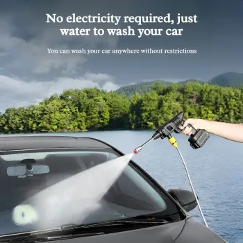 EU Plug High Pressure Electric Washer High Power Household Multifunction Wireless Car Washer for Car&Floor Washing Cleaning Tool