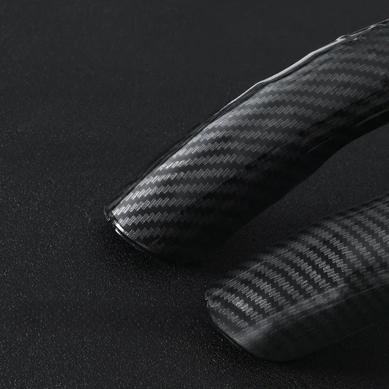 For Ford Explorer Escape Mustang Edge Fiesta Focus Kuga Edge EcoSport Ranger Transit Car Carbon Fiber Steering Wheel Cover