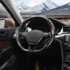 For Ford Explorer Escape Mustang Edge Fiesta Focus Kuga Edge EcoSport Ranger Transit Car Carbon Fiber Steering Wheel Cover