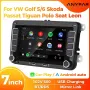 7" 2 Din HD Car Media Video RDS Airplay Car Radio CarPlay Android Auto Stereo Audio For Volkswagen/Seat/Skoda/Passat/Golf/Polo