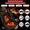 12-24V Car Heated Seat Cushion Warm Winter Universal Fast Heating Pad Seat Covers Swan Velvet Seat Protector for Tesla Benz etc.