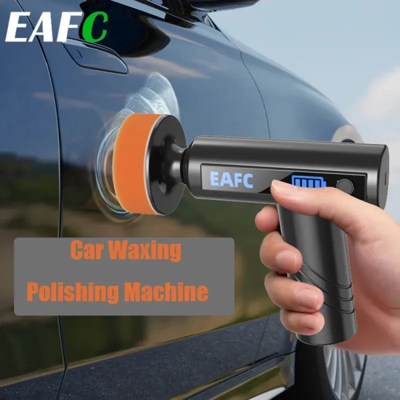 Car Waxing Polishing Sanding Machine Wireless Car Paint Scratch Repair Windscreen Glass Oil Film Remove Machine leather care