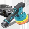 Wireless Car Polisher 12V 2800-5500rpm Cordless Car Polishing Machine Electric Polishing Wax Tool Noiseless 8 Variable Speeds