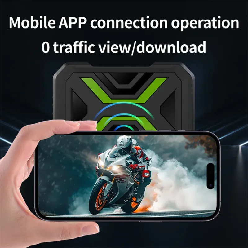 Dual 1080P Motorcycle DVR WiFi Smart Connect Front & Rear Waterproof Camera Recorder Motor Night Vision Motorcycles Dash Cam