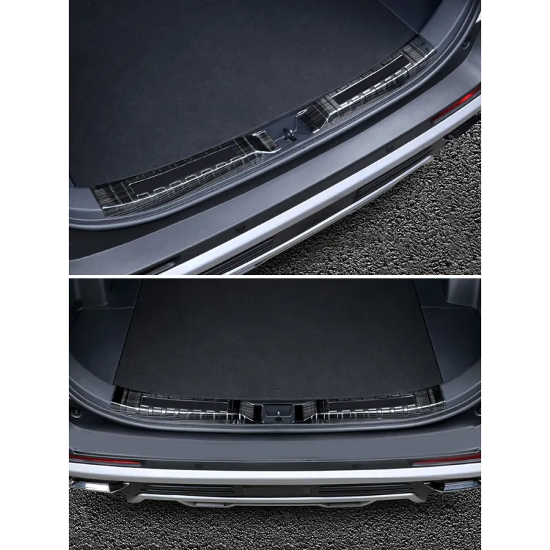 For Toyota RAV4 2020 2021 2022 2023 RAV 4 Car Trim Rear Trunk Protection Door Sill Bumper Panel Cover Accessories