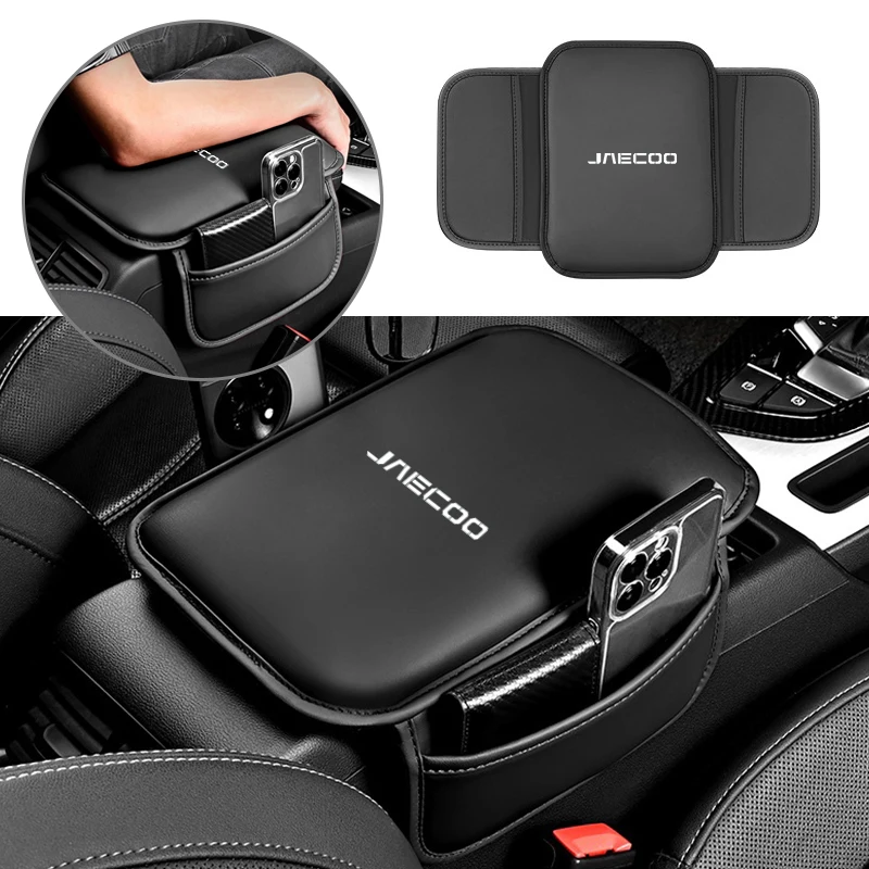 Leather Car Armrest Box Pad Central Armrest Cushion Auto Accessories For Chery Jaecoo J7 J8 7 Tiggo 8plus 5Plus 7pro Max Omoda 5
