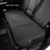 Car 2nd Row Heated Rear Seat Cover Cushion 12V 24V Universal Heater Warmer Cold Winter Pad Black Protector Accessories