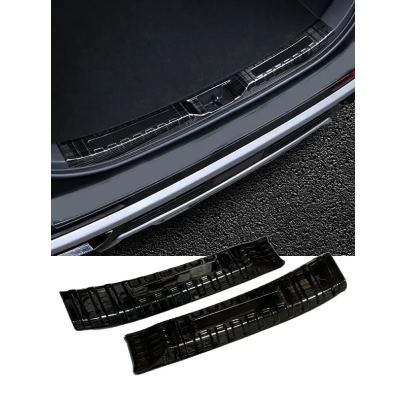 For Toyota RAV4 2020 2021 2022 2023 RAV 4 Car Trim Rear Trunk Protection Door Sill Bumper Panel Cover Accessories