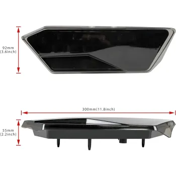 Atv Utv Led Brake Tail Light Assembly for Polaris Rzr 900 1000 S Xp Turbo 2014 2015 2016 2017 2018 Replaces 2412341 2412342
