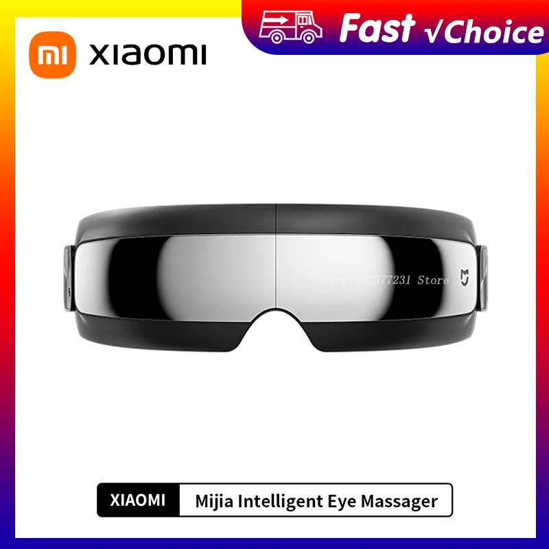 Original Xiaomi Mijia Smart Eye Massager Hot Compress Zone Massage Relieve Fatigue Eye Care Instrument Work With Mi Home App