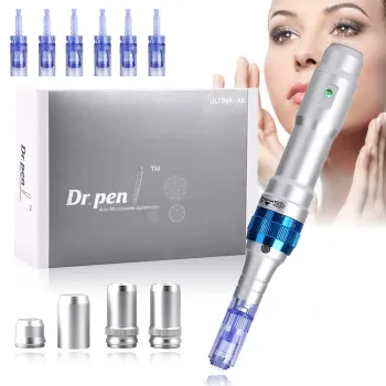Original Ultima Dr Pen A6 with 6 pcs Cartridges Homeuse Wireless Electric Skin Care Tools Kit Auto Mesotherapy Beauty Machine