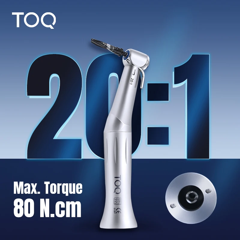 Dental SG20 20:1 Implant Contra Angle Slow Low Speed Handpiece Fit for E Type Dental Implant Micromotor