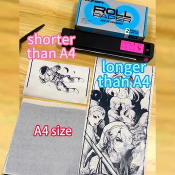 OZER Tattoo Transfer Paper Rolling Paper Thermal Copier Template Paper for Thermal Printer Tattoo Paper for Tattoo Supplies