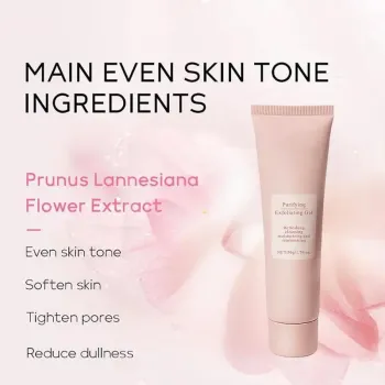 Exfoliating Scrub Gel Deep Cleaning Pores Gentle Exfoliate Oil Facial Keratin Cleansing Body Care Products Face Exfoliating Gel