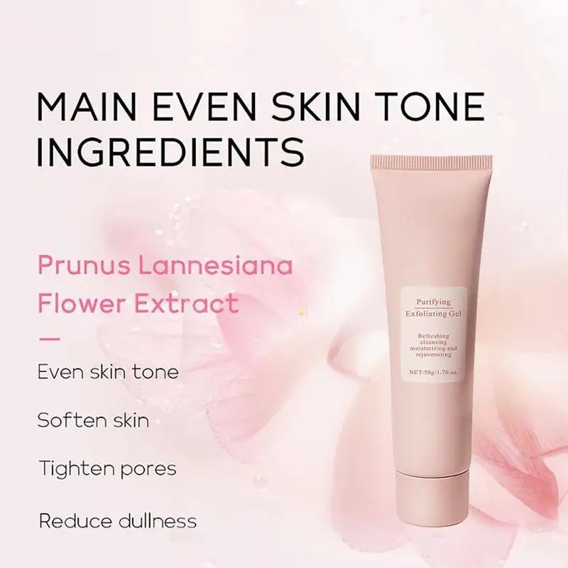 Exfoliating Scrub Gel Deep Cleaning Pores Gentle Exfoliate Oil Facial Keratin Cleansing Body Care Products Face Exfoliating Gel