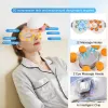 Eye Massager with Heat and Cooling 12 Vibration Node Rechargeable Eye Care Device with Bluetooth for Puffiness and Improve Sleep