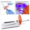 5W Dental LED Curing Light 800-2400mw/cm² Resin Cure Light 5s/3mm Rechargeable Dental Photopolymerizer Lamp Equipment