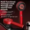 Electric Massage Comb with Vibration Red Light Therapy Scalp Brush Hair Growth Anti-Hair Loss Liquid Oil Applicator Hair Care